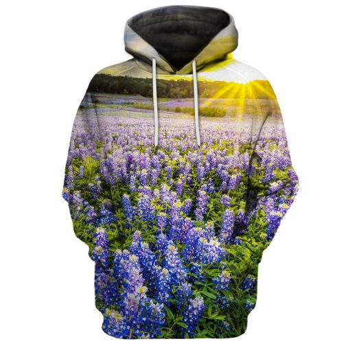 Texas Bluebonnet Limited Edition 3D All Over Printed Shirts For Men & Women