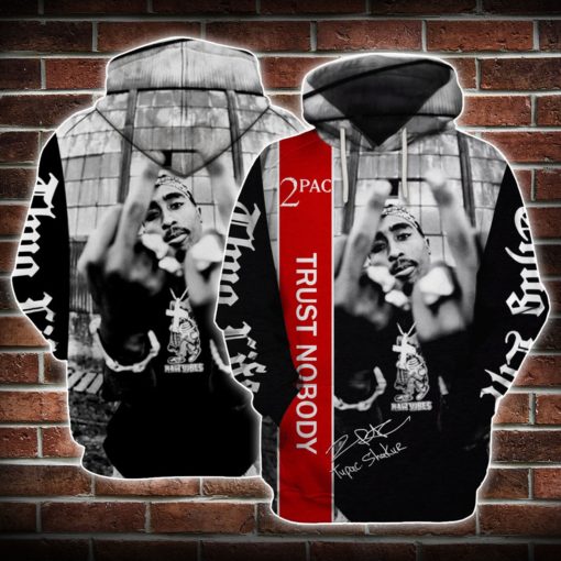 2PAC003 2Pac Trust Nobody ThugLife Limited Edition 3D All Over Printed Shirts For Men & Women