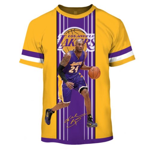 Kobe Bryant #24 Los Angeles Lakers Limited Edition 3D All Over Printed Hoodies T Shirts