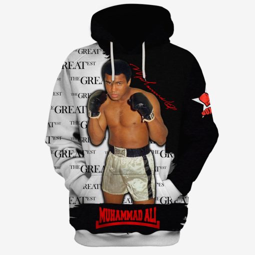 MEW-T19ALI002 Muhammad Ali Limited Edition 3D All Over Printed Shirts For Men & Women