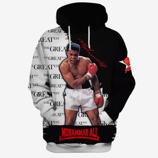 MEW-T19ALI001 Muhammad Ali Limited Edition 3D All Over Printed Shirts For Men & Women