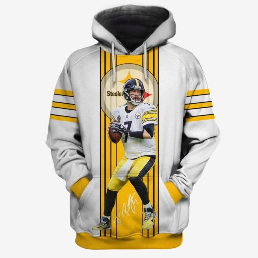 NFL Pittsburgh Steelers #7 Ben Roethlisberger Limited Edition 3D All Over Printed Shirts For Men & Women