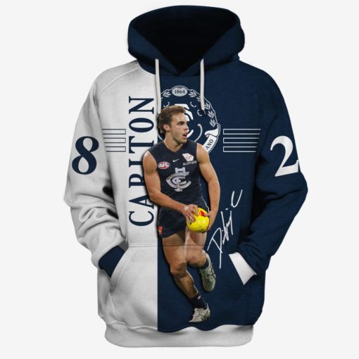 David Cuningham #28 Carlton Football Club Limited Edition 3D All Over Printed Shirts For Men & Women