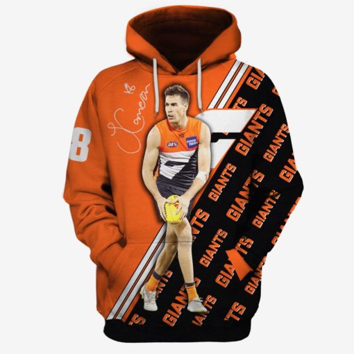 MEW-T16AFLGWSG013 Greater Western Sydney Giants, Jeremy Cameron #18 Limited Edition 3D All Over Printed Shirts For Men & Women