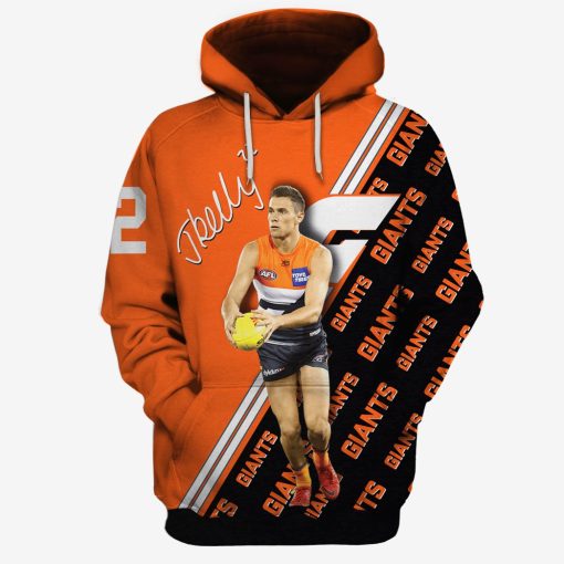 MEW-T16AFLGWSG014 Greater Western Sydney Giants, Josh Kelly #22 Limited Edition 3D All Over Printed Shirts For Men & Women