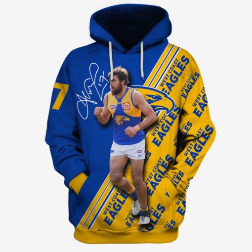 JOSH KENNEDY #17 West Coast Eagles Limited Edition 3D All Over Printed Hoodie T Shirts