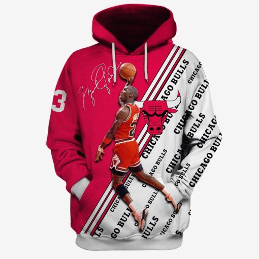 Chicago Bulls Michael Jordan #23 Limited Edition 3D All Over Printed Shirts For Men & Women