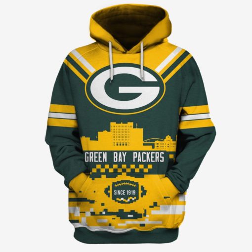 OSC-T23NFLPackers001 Limited Edition 3D All Over Printed Shirts For Men & Women