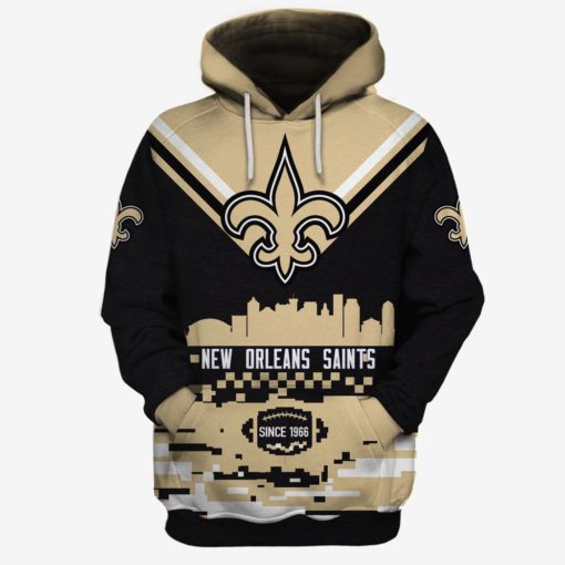 OSC-T23NFLSaints001 Limited Edition 3D All Over Printed Shirts For Men & Women