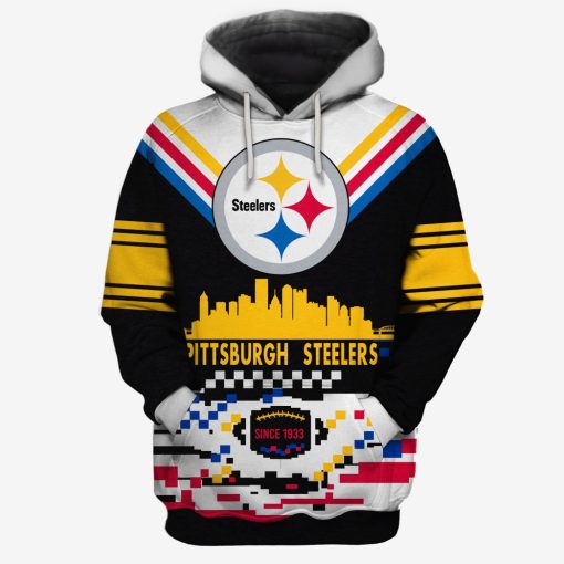 NFL Pittsburgh Steelers T32 Hoodie T-Shirt