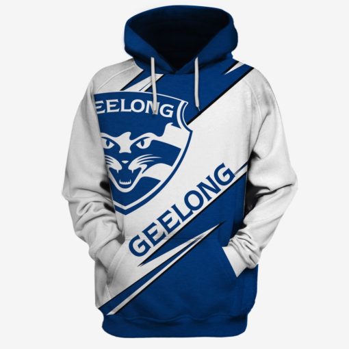 OSC-T26AFLGeelong001 Geelong Football Club Limited Edition 3D All Over Printed Shirts For Men & Women