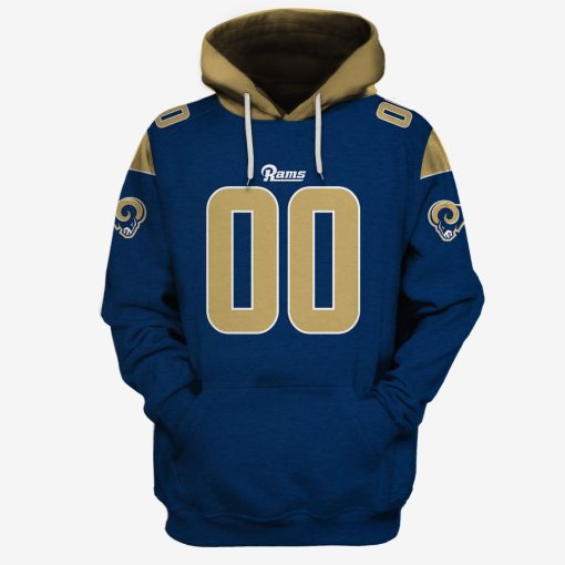 OSC-YOURNAME_NFLRams Personalized Los Angeles Rams Los Angeles Rams Limited Edition 3D All Over Printed Shirts For Men & Women