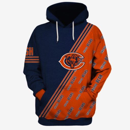 OSC-T14BEARS001 Chicago Bears Limited Edition 3D All Over Printed Shirts For Men & Women