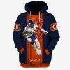 OSC-BEAR005 Chicago Bears Gale Sayers #40 Limited Edition 3D All Over Printed Shirts For Men & Women