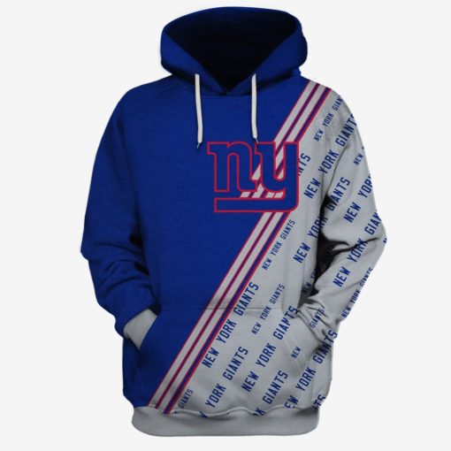 OSC-T14NFLGiants001 New York Giants Limited Edition 3D All Over Printed Shirts For Men & Women