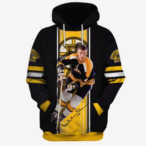 MON-T9NHLBruins6 Bobby Orr #4 Limited Edition 3D All Over Printed Shirts For Men & Women