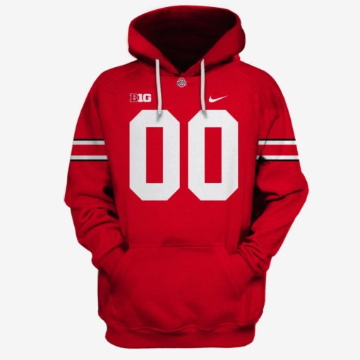 MON-YOURNAME_FBSOhio Personalized Ohio State Buckeyes Limited Edition 3D All Over Printed Shirts For Men & Women