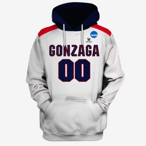 MON-YOURNAME_MMGonzaga Personalized Gonzaga Bulldogs men’s basketball Limited Edition 3D All Over Printed Shirts For Men & Women
