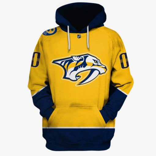 MON-YOURNAME_NHLNashville Personalized Nashville Predators Limited Edition 3D All Over Printed Shirts For Men & Women