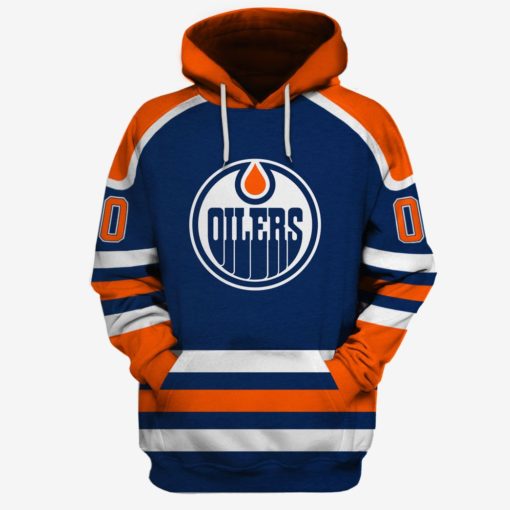 MON-YOURNAME_NHLOilers1 Personalized Edmonton Oilers Limited Edition 3D All Over Printed Shirts For Men & Women