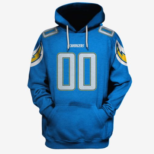 OSC-YOURNAME_NFLChargers Personalized Los Angeles Chargers Jersey Limited Edition 3D All Over Printed Shirts For Men & Women