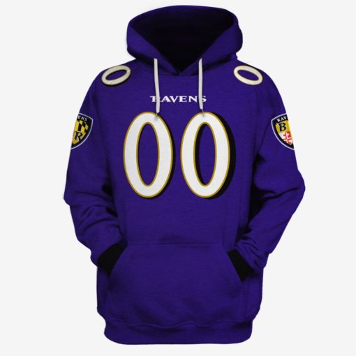 OSC-YOURNAME_NFLRavens Personalized Baltimore Ravens Limited Edition 3D All Over Printed Shirts For Men & Women