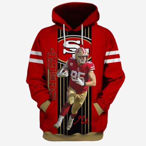 OSC-49ERS001 George Kittle #85 Limited Edition 3D All Over Printed Shirts For Men & Women