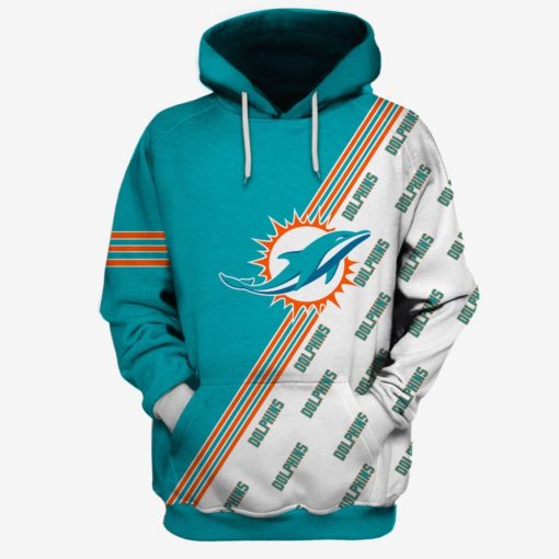 OSC-T14DOLPHINS001 Miami Dolphins Limited Edition 3D All Over Printed Shirts For Men & Women