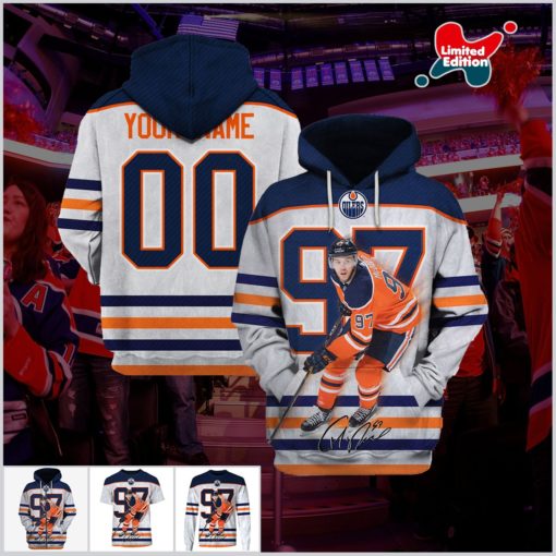 MON-YOURNAME_M1NHLOilers001 Edmonton Oilers Limited Edition 3D All Over Printed Shirts For Men & Women