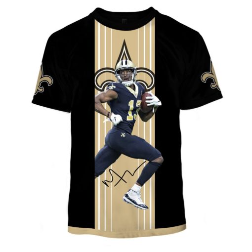 OSC-NOSAINTS003 New Orleans Saints #13 Michael Thomas Limited Edition 3D All Over Printed Shirts For Men & Women