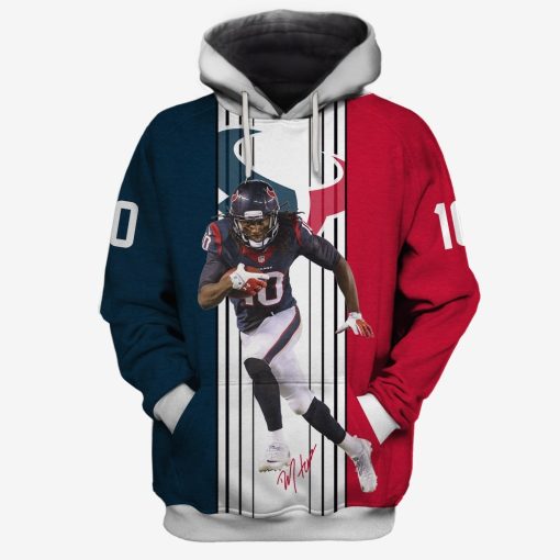 OSC-TEXANS002 Houston Texans #10 DeAndre Hopkins Limited Edition 3D All Over Printed Shirts For Men & Women