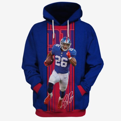 OSC-NY002 New York Giants Saquon Barkley #26 Limited Edition 3D All Over Printed Shirts For Men & Women