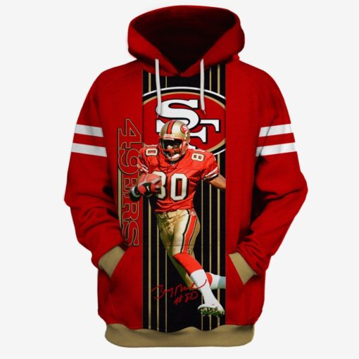 OSC-49ERS002 Jerry Rice #80 Limited Edition 3D All Over Printed Shirts For Men & Women