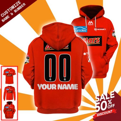 Melbourne Renegades BBL Personalized name and number jersey 2019-2020