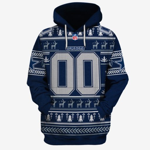 Personalized Ugly Sweater Dallas Cowboys Limited Edition 3D All Over Printed Shirts For Men & Women