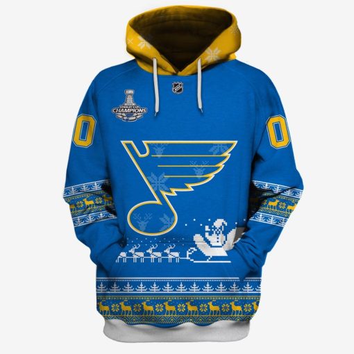 ST. Louis Blues CHRISTMAS Jersey Limited Edition 3D All Over Printed Shirts For Men & Women (MON-YOURNAME_MC_NHLLouis1)