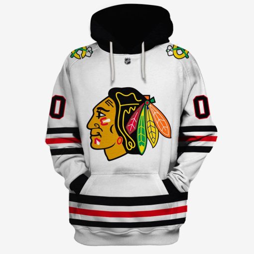 MON-YOURNAME_NHLBlackhawks002 Personalized Chicago Blackhaws Limited Edition 3D All Over Printed Shirts For Men & Women