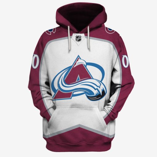MON-YOURNAME_NHLColorado3 Personalized Colorado Avalanche Jersey Limited Edition 3D All Over Printed Shirts For Men & Women