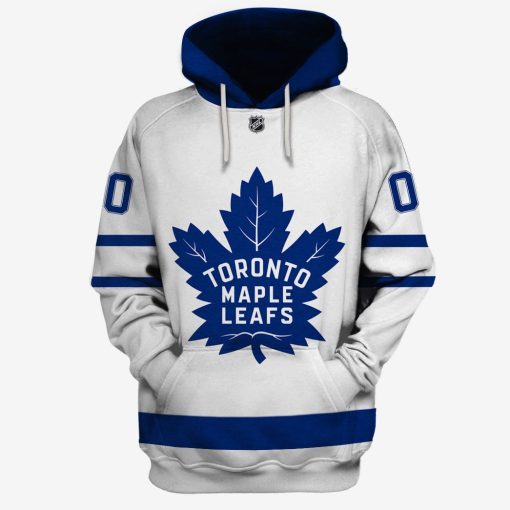 MON-YOURNAME_NHLTorontoAway Personalize Toronto Maple Leafs Limited Edition 3D All Over Printed Shirts For Men & Women