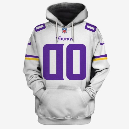 Personalized Minnesota Vikings Jersey Limited Edition 3D All Over Printed Shirts For Men & Women