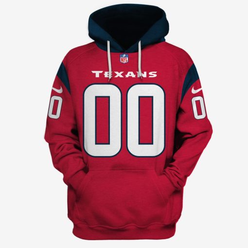 Personalized Houston Texans Jersey Limited Edition 3D All Over Printed Shirts For Men & Women