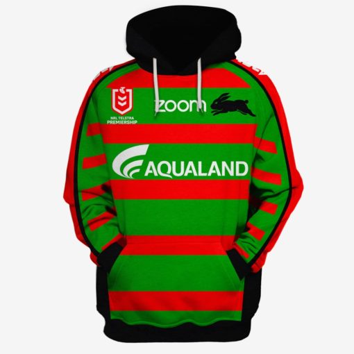 Personalized South Sydney Rabbitohs Jerseys Limited Edition 3D All Over Printed Hoodies T Shirts