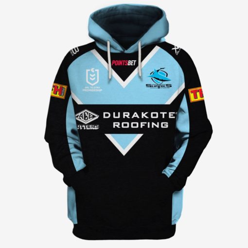 Personalized Cronulla Sutherland Sharks Away Jersey Limited Edition 3D All Over Printed Hoodie T Shirts
