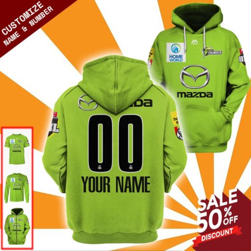 Sydney Thunder BBL Personalized name and number jersey 2019-2020