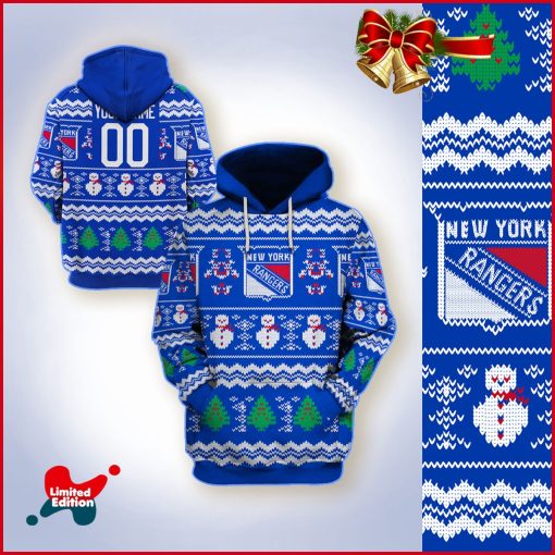 Personalized Ugly Sweater New York Rangers Limited Edition 3D All Over Printed Shirts For Men & Women