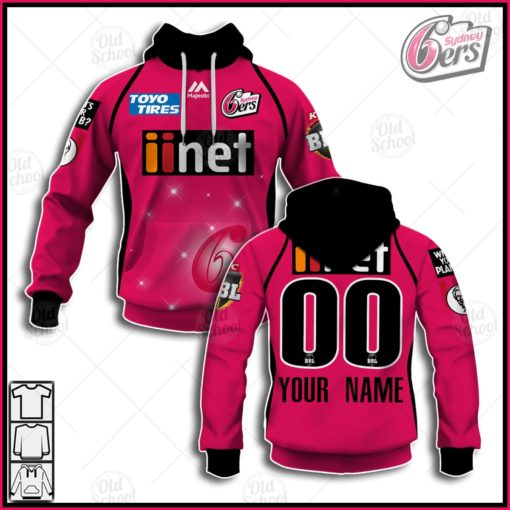 Sydney Sixers Personalized name and number jersey BBL 2018-2019