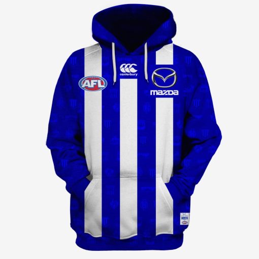 Personalized North Melbourne Kangaroos Home 2019 Guernsey Limited Edition 3D All Over Printed Shirts For Men & Women