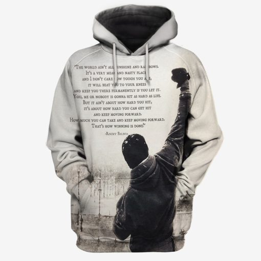 Rocky Balboa Limited Edition 3D All Over Printed Shirts For Men & Women