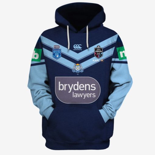 Personalized NSW Blues 2019 Away Jersey  Limited Edition 3D All Over Printed Shirts For Men & Women