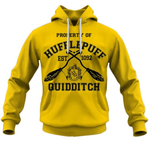HUFFLEPUFF Personalized Name and Number Limited Edition 3D All Over Printed Shirts For Men & Women